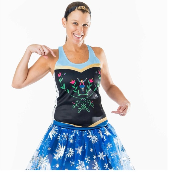 NWOT Gone For A Run Runners Printed Tutu - Snow Princess - Picture 4 of 9